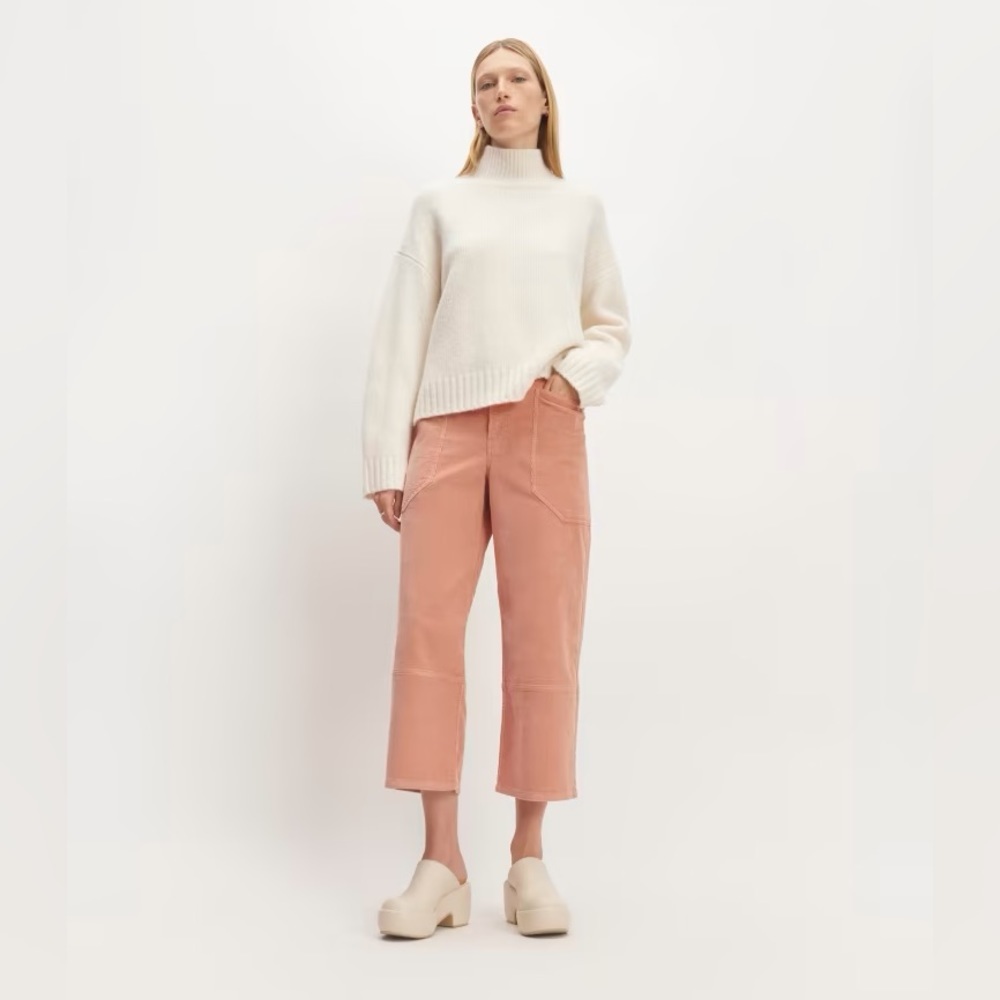 Everlane The Corduroy Gardener Pant Blush Pink